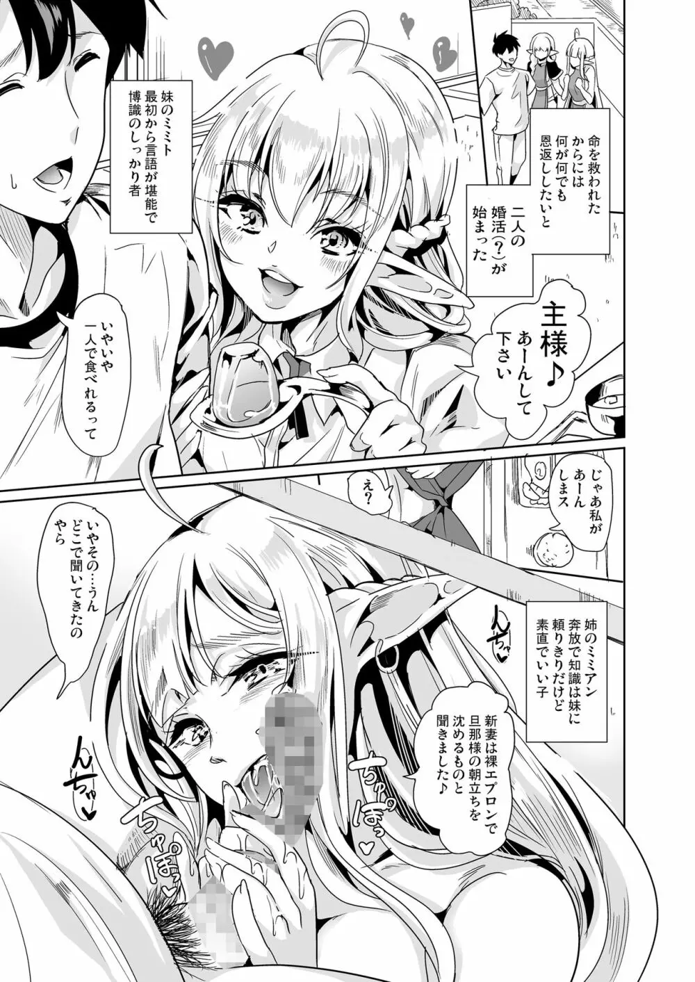 スケベエルフ姉妹、婚活に来る ～ハーレムレッスン～ Page.6