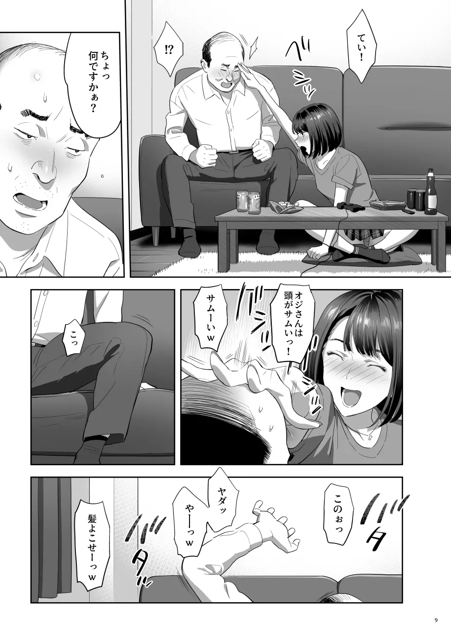 隣のJKに脅されて入り浸られてます(泣 2 Page.8