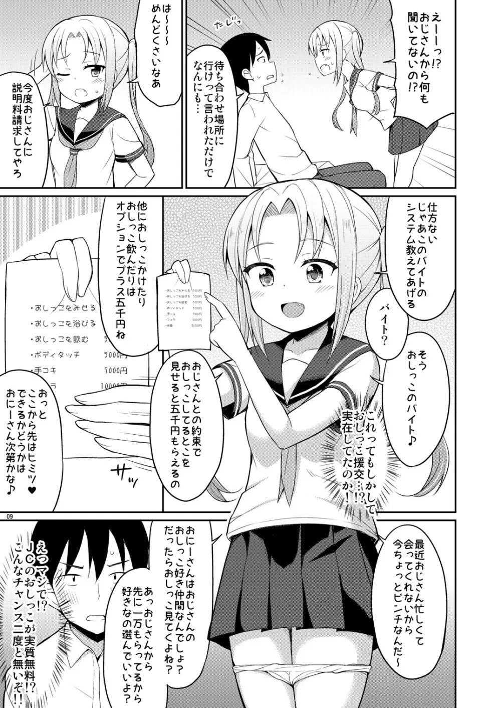 本当にあったおしっこ援交 Page.8