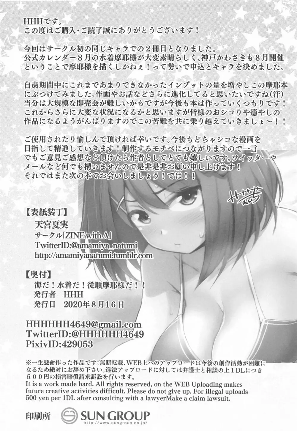 海だ!水着だ!従順摩耶様だ!! Page.21