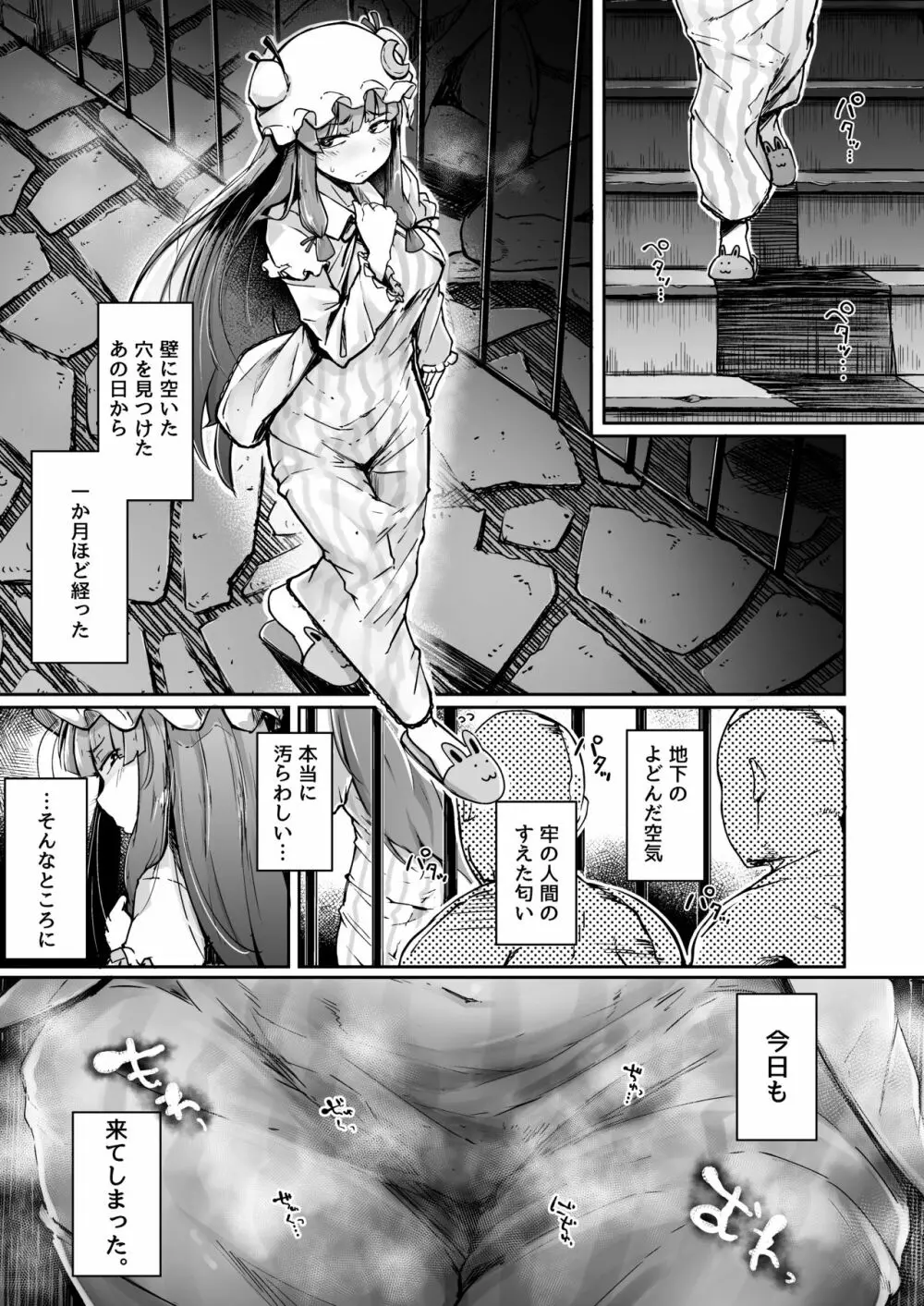 穴とむっつりどすけべだいとしょかん 2 Page.3