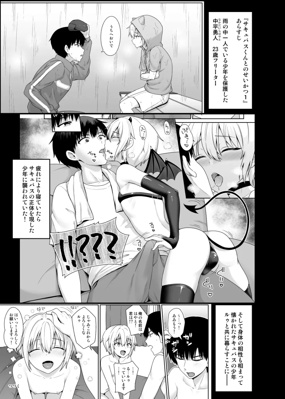 サキュバスくんとのせいかつ2 Page.2