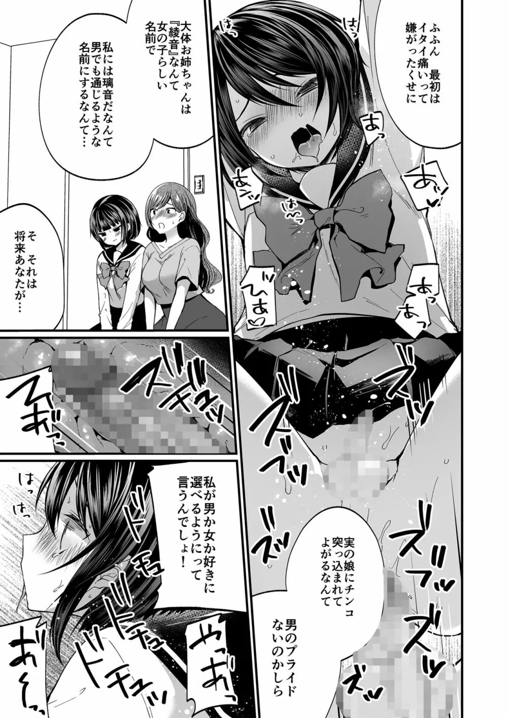 発情ふたなり娘とメス堕ちパパ Page.22