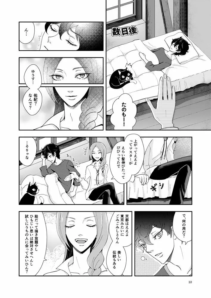 【Web再録】主喜多・初期案祐介メイン（？）漫画 Page.8