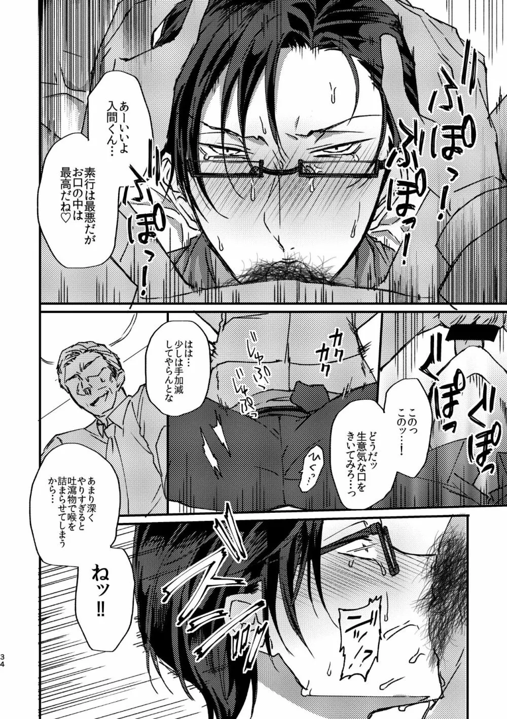 復讐×凌辱 気丈な男にたくさんひどいことする本 Page.33