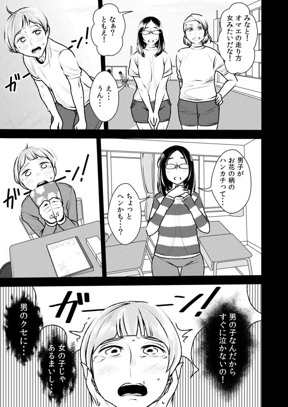 男の娘とイジメっ娘～女装したまま童貞奪われちゃうなんて！～ Page.1