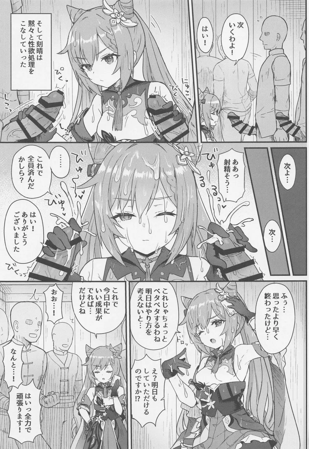 刻晴ちゃんが部下をシゴキまくる本 Page.6