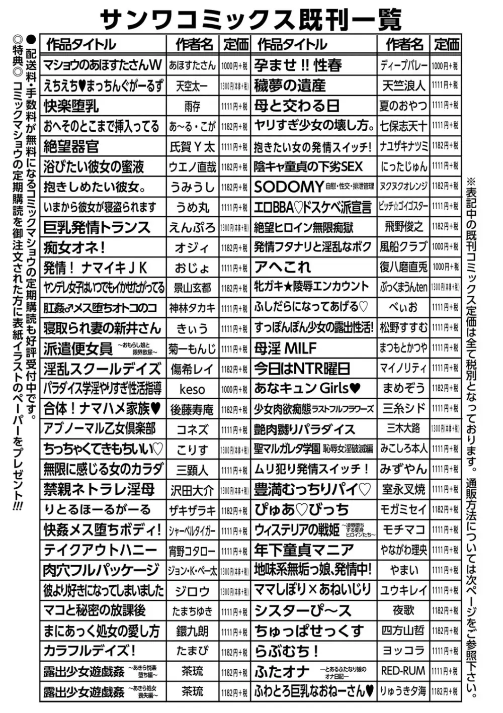 コミック・マショウ 2021年6月号 Page.254