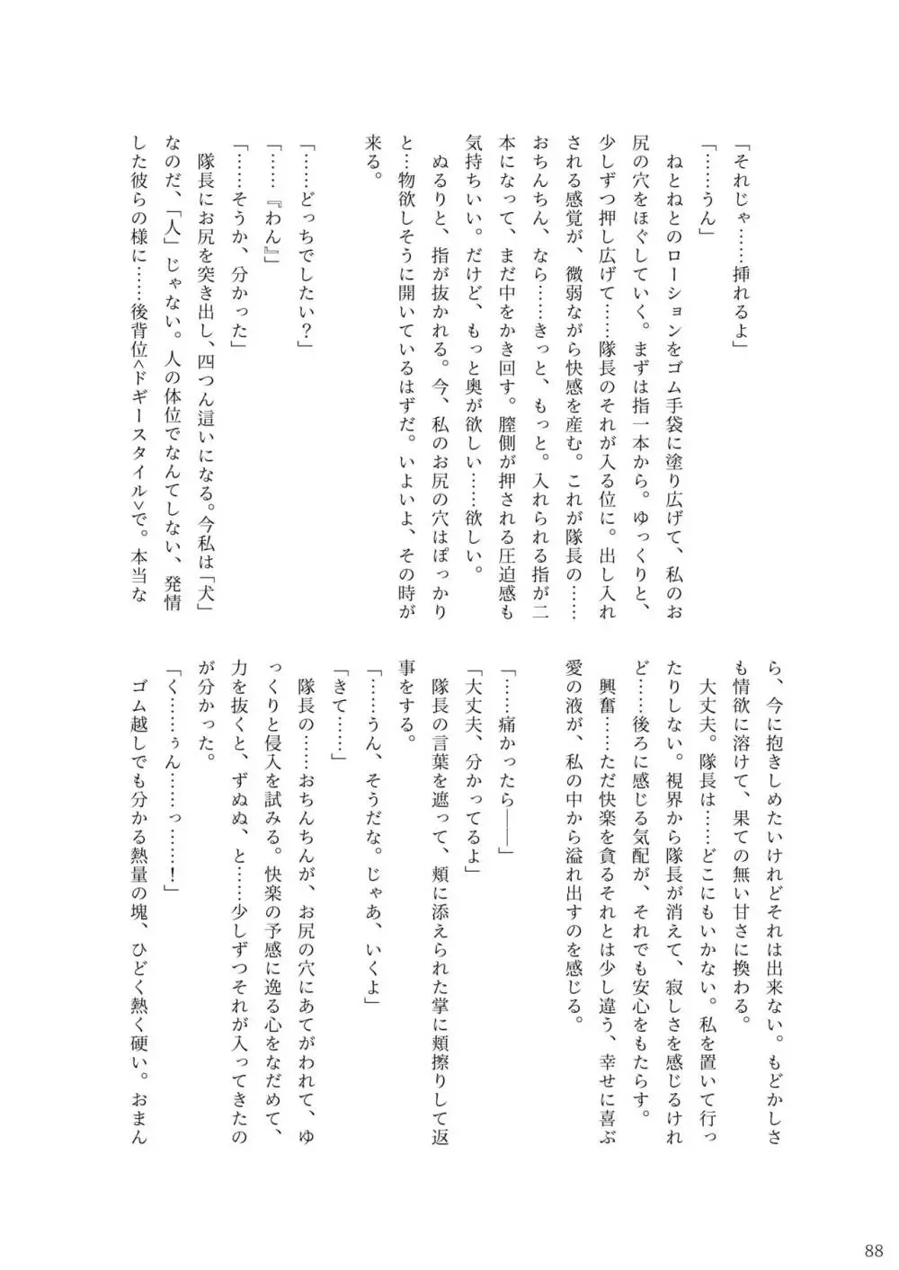 ア○スギア総合スカトロアンソロジー アクトレス排泄実態調査任務～スカポためるっすか!?～2 Page.86