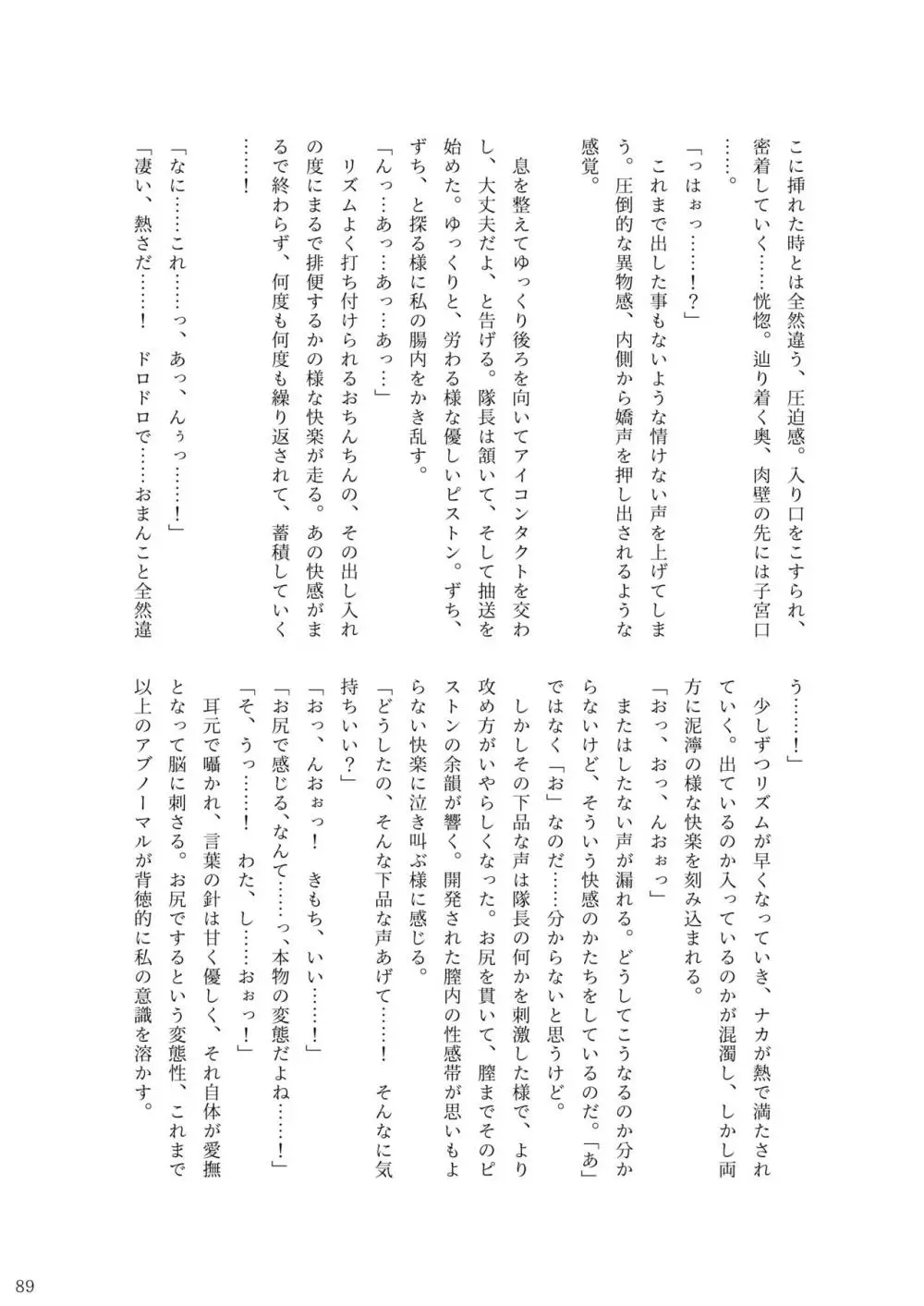 ア○スギア総合スカトロアンソロジー アクトレス排泄実態調査任務～スカポためるっすか!?～2 Page.87