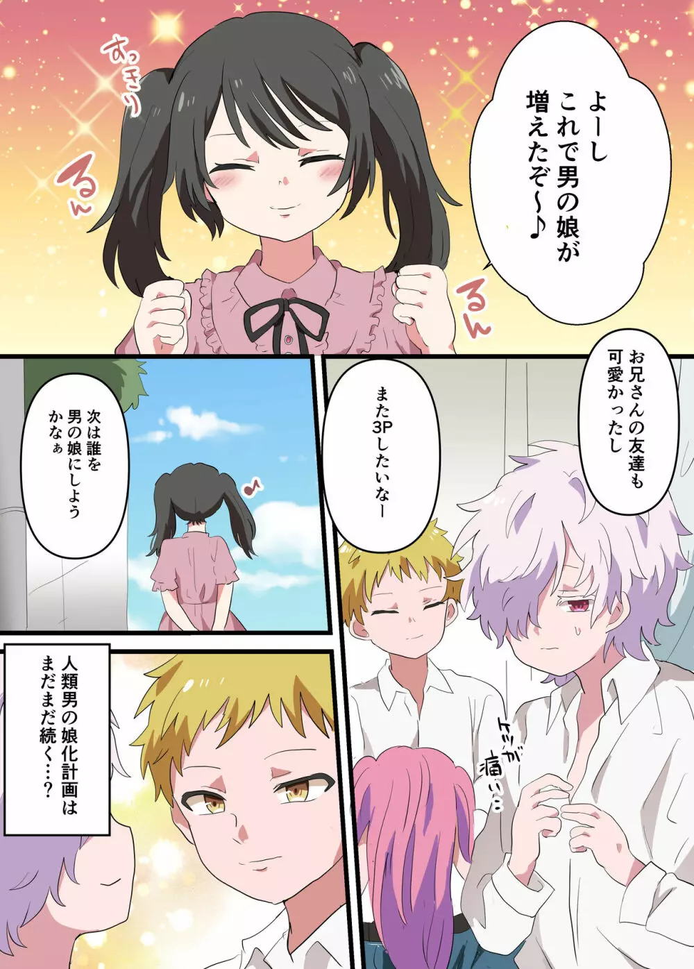 人類男の娘化計画 Page.30