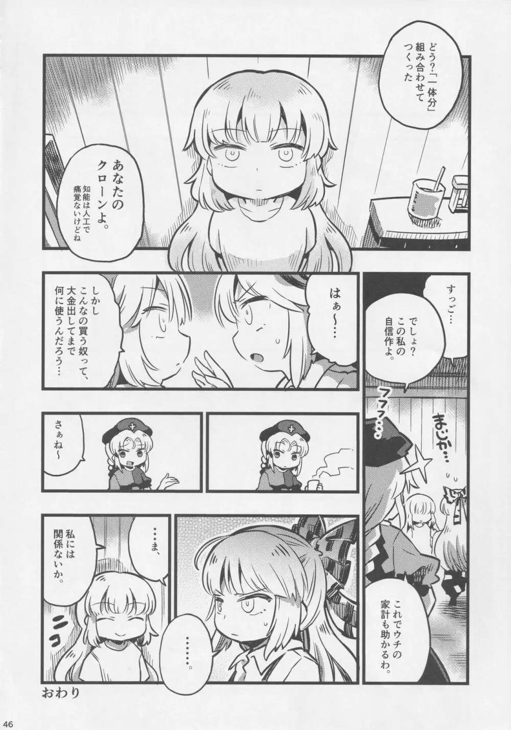 (例大祭14) [藤原家 (よろず)] 東方お買い物合同誌 side [adult] オカイモノガタリ (東方Project) Page.45