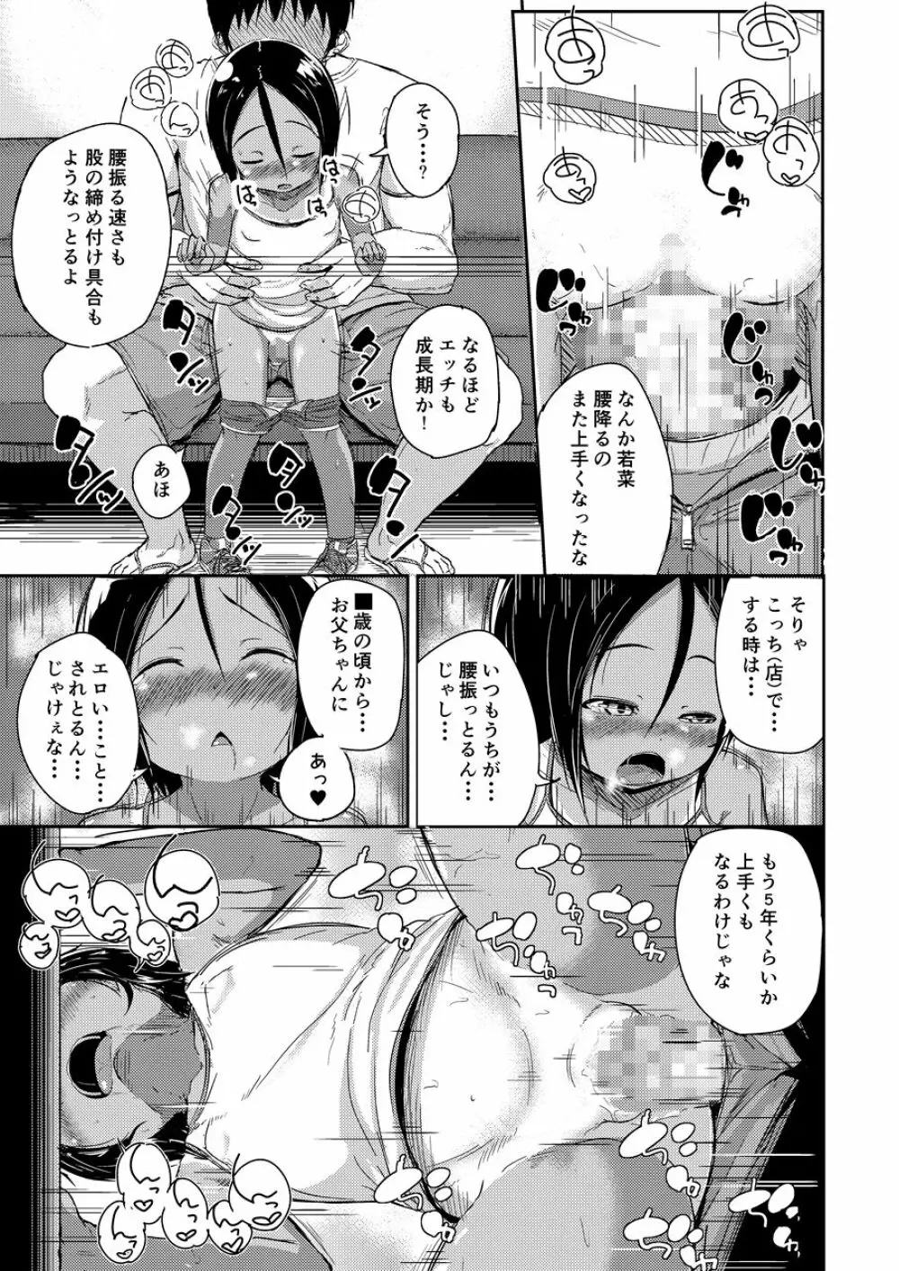 暇で田舎な駄菓子屋父娘の日常 Page.14