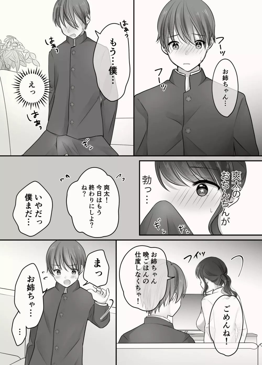 姉と弟のえっちなルーティーン Page.15