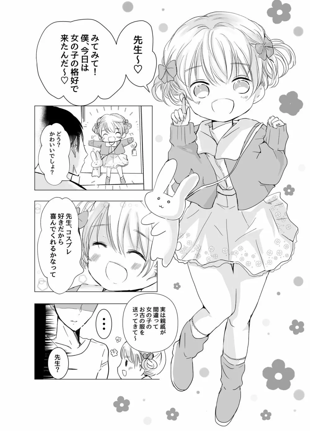 女の子の格好でHしよ Page.5