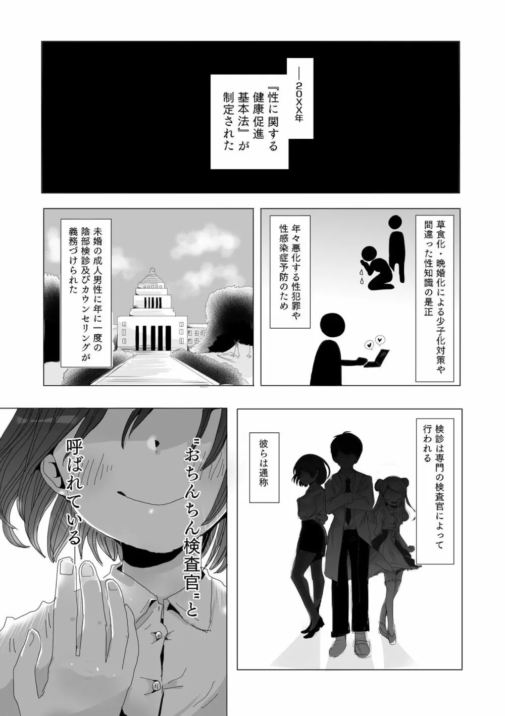 おちん○ん検査官の日常 Page.1