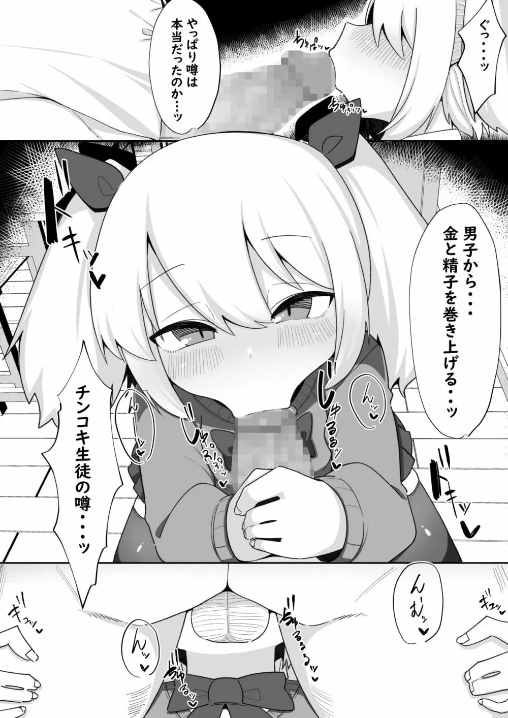 金さえ払えばヤらせてくれるメスガキがいるらしい Page.7