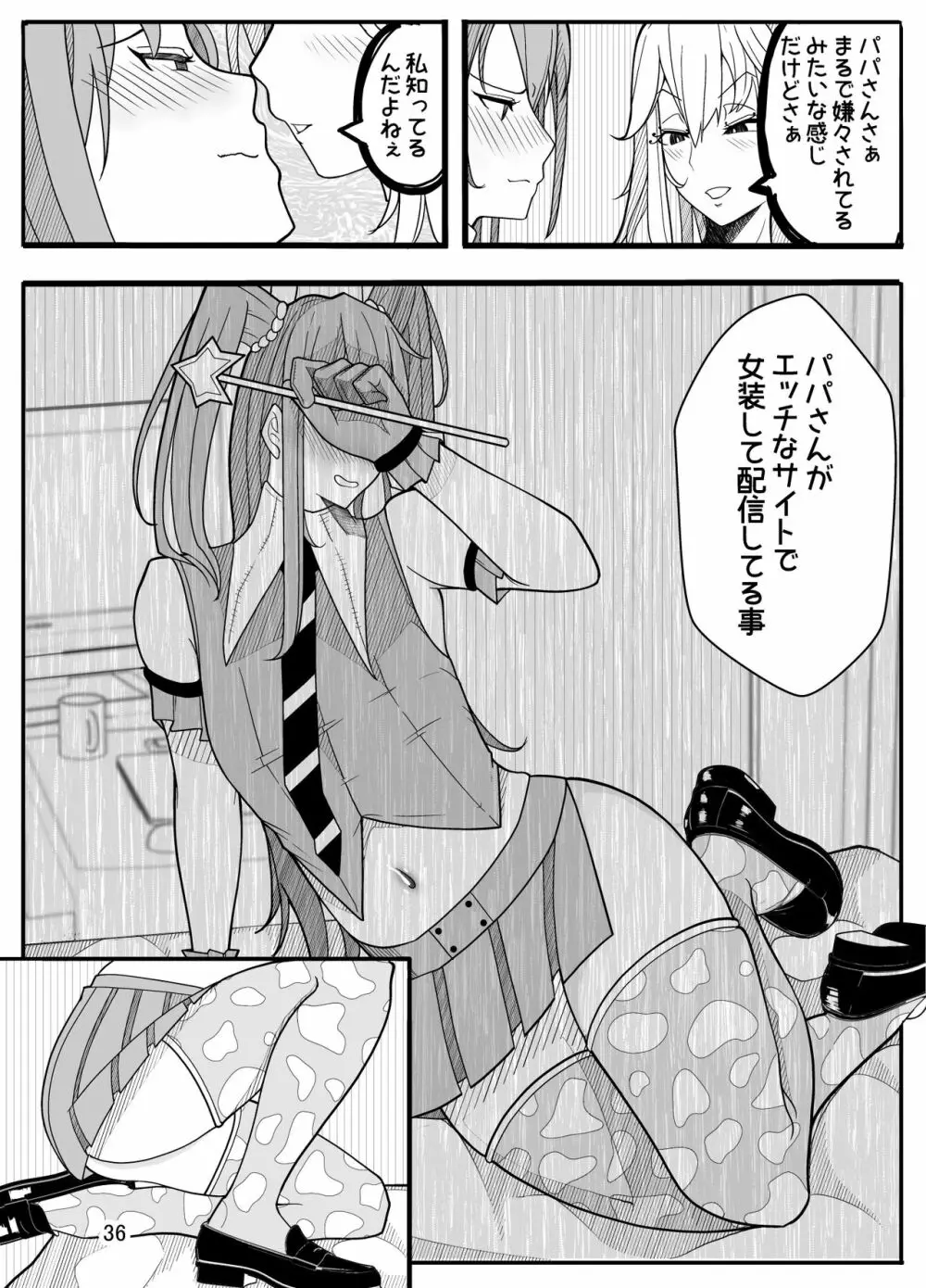 女子高生に女の子にされました【逆アナル】 Page.37