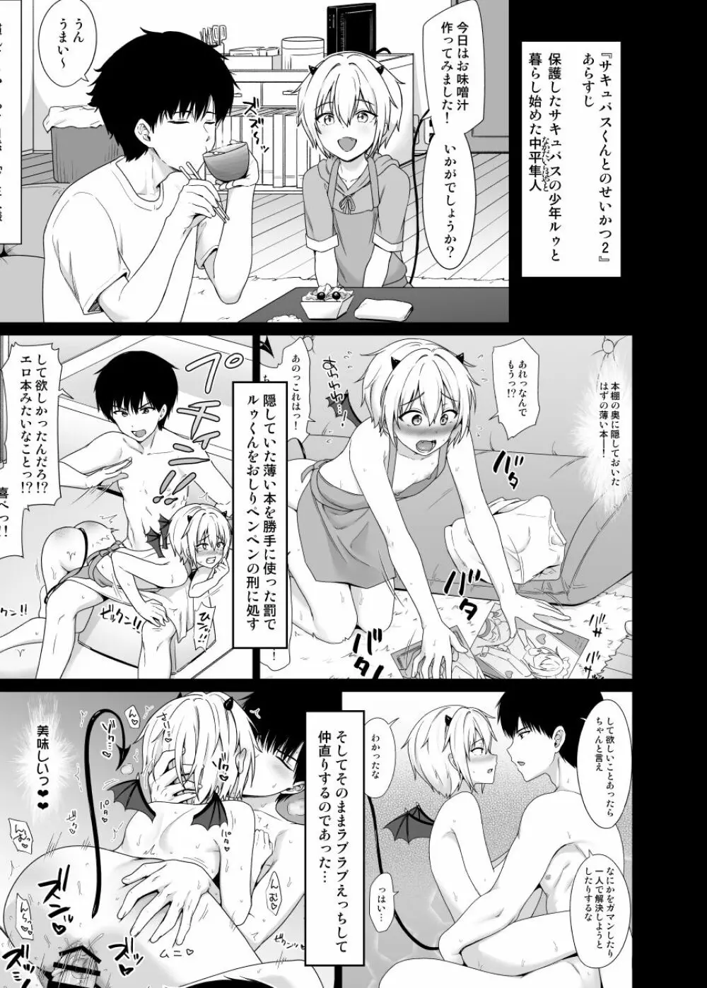 サキュバスくんとのせいかつ3 Page.2