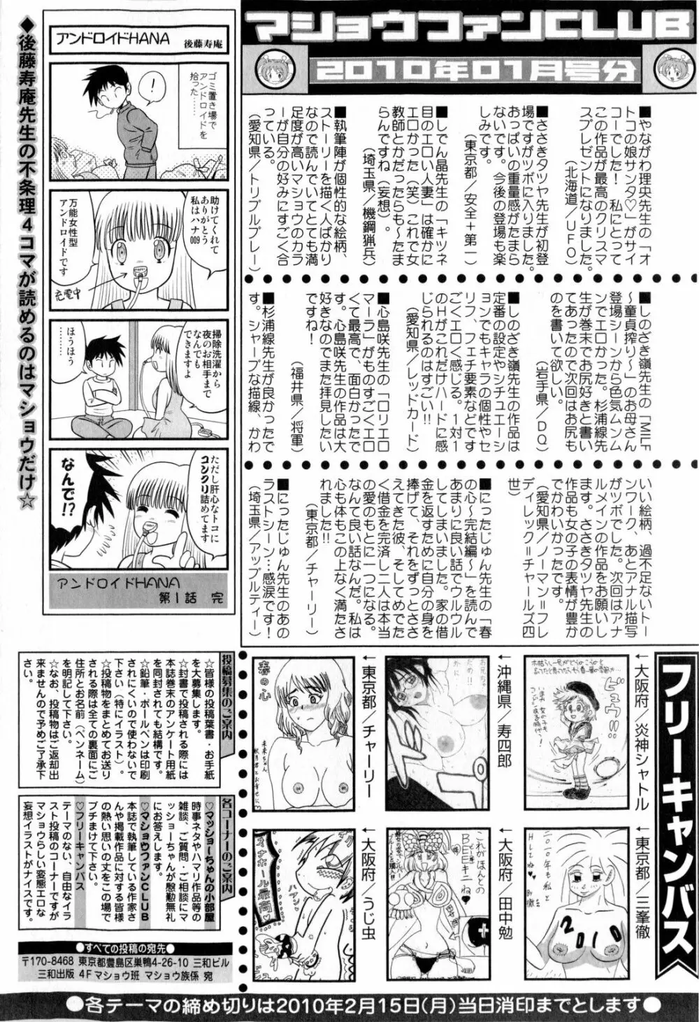コミック・マショウ 2010年3月号 Page.255