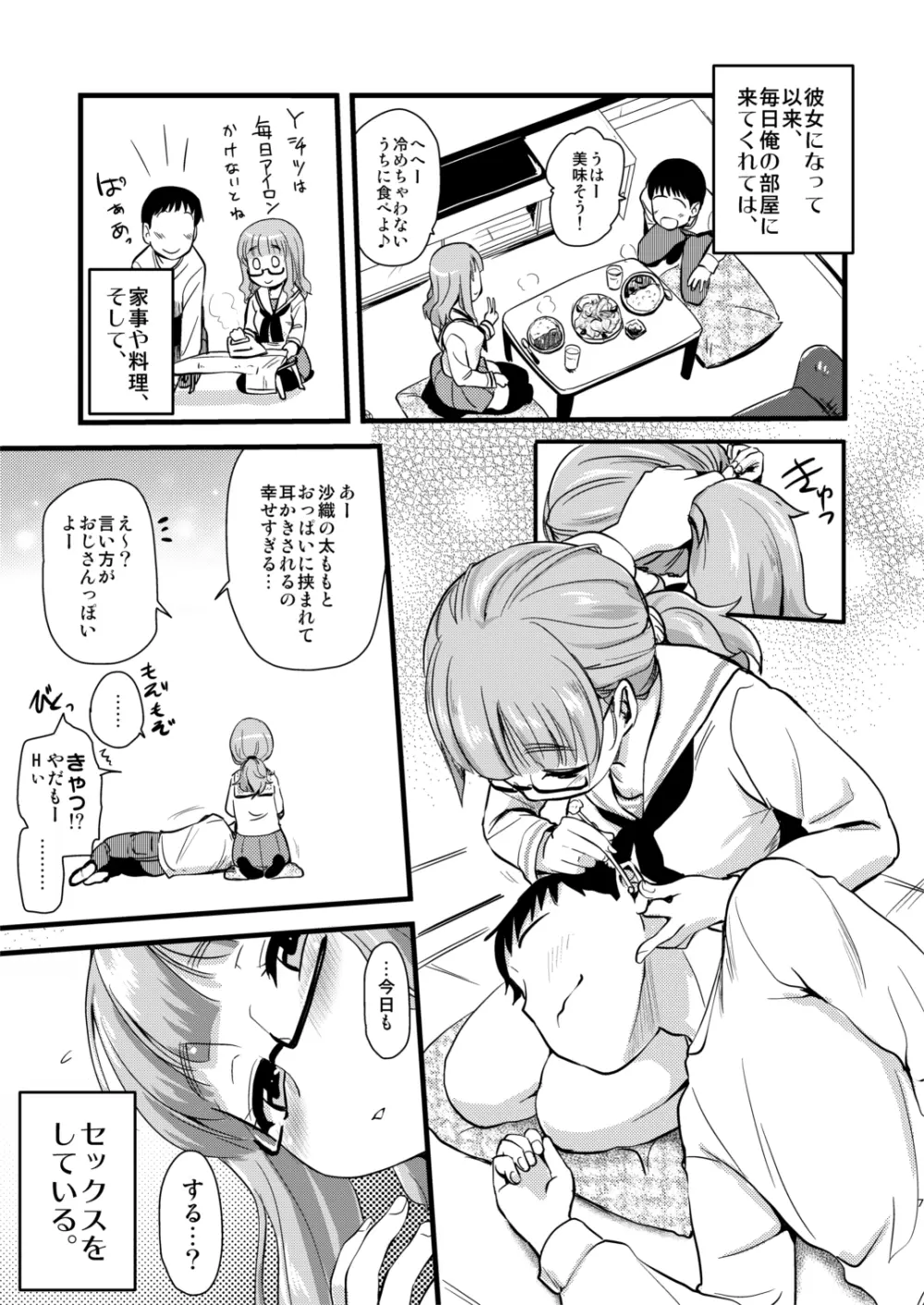 武部沙織ちゃんという彼女との日常。 Page.7