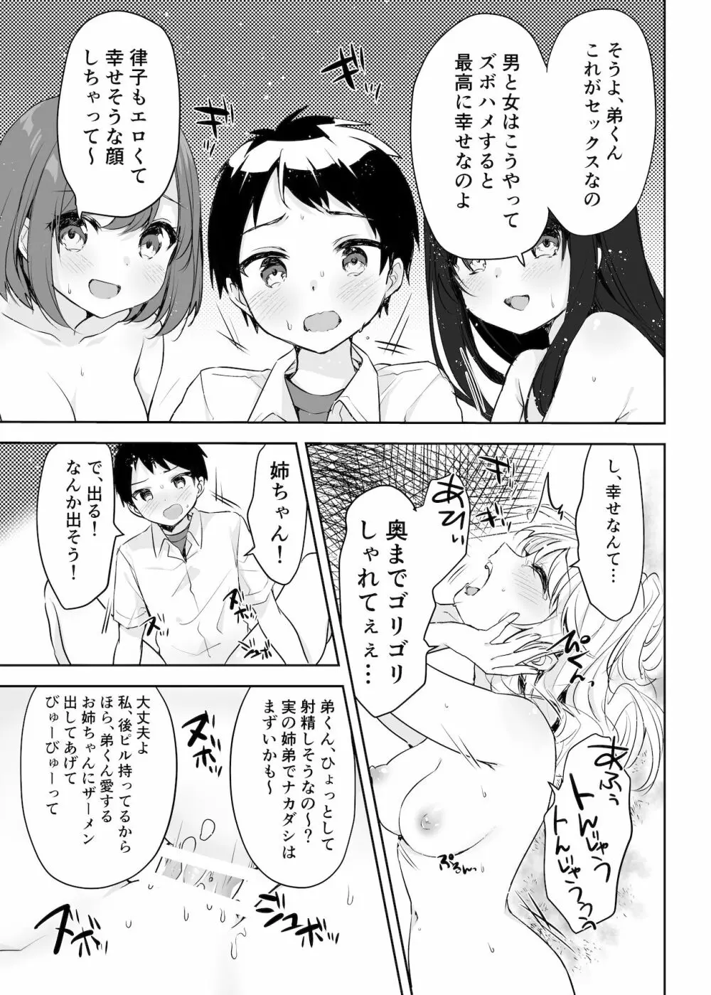 僕のお姉ちゃんと友達を眠らせて襲ってみたら返り討ちにあった Page.36