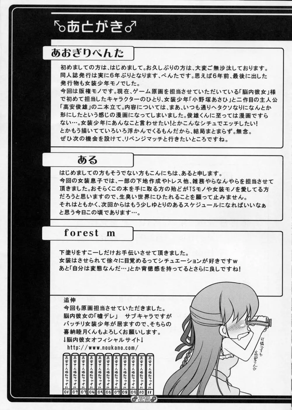 女装息子 Vol.01 Page.28