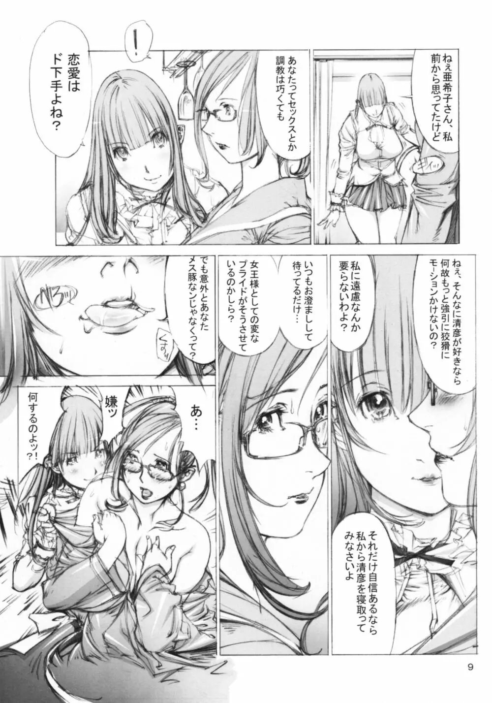 肉酔姉妹 麻理果と亜希子 Page.8