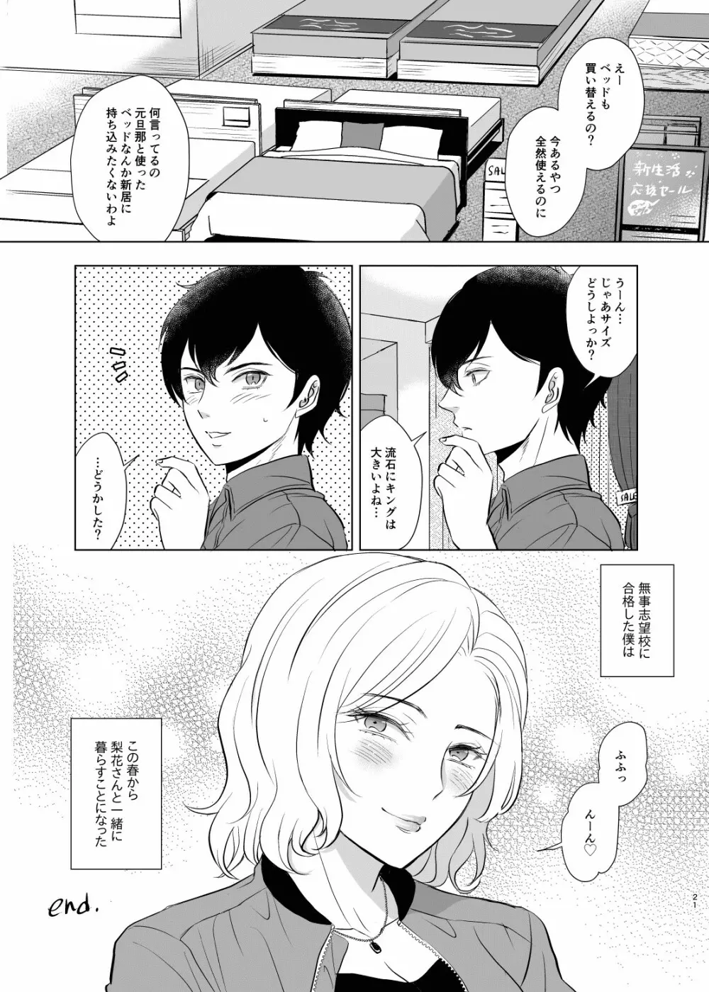 入試前日人妻の叔母に筆おろしされた Page.22