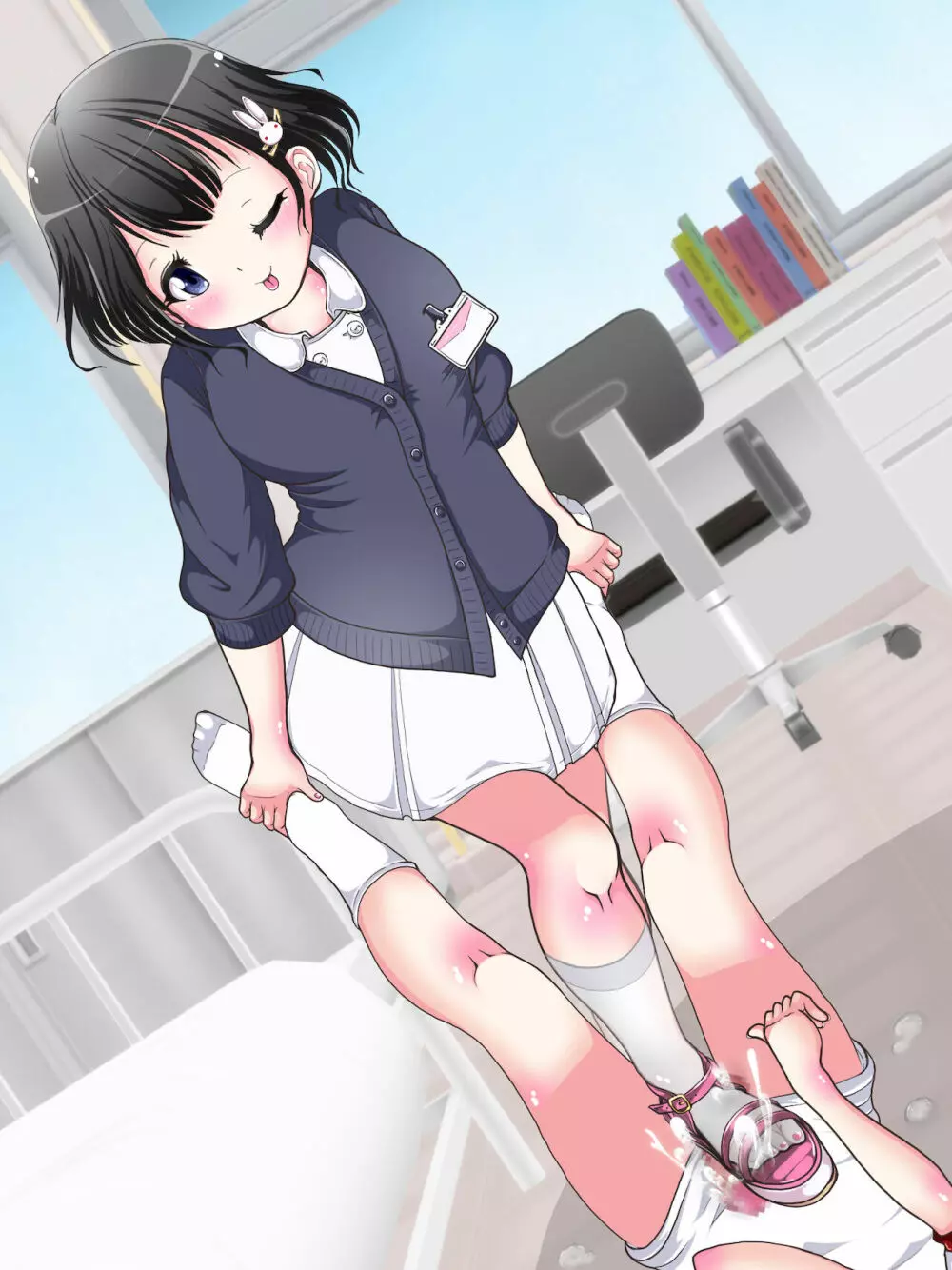 [Oneashi] One-Shota Footjob Lessons: Foot-Stroked by Nurses Page.160