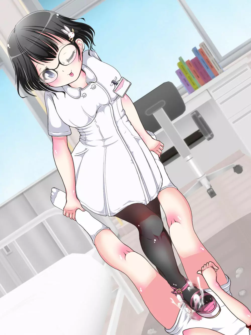[Oneashi] One-Shota Footjob Lessons: Foot-Stroked by Nurses Page.260