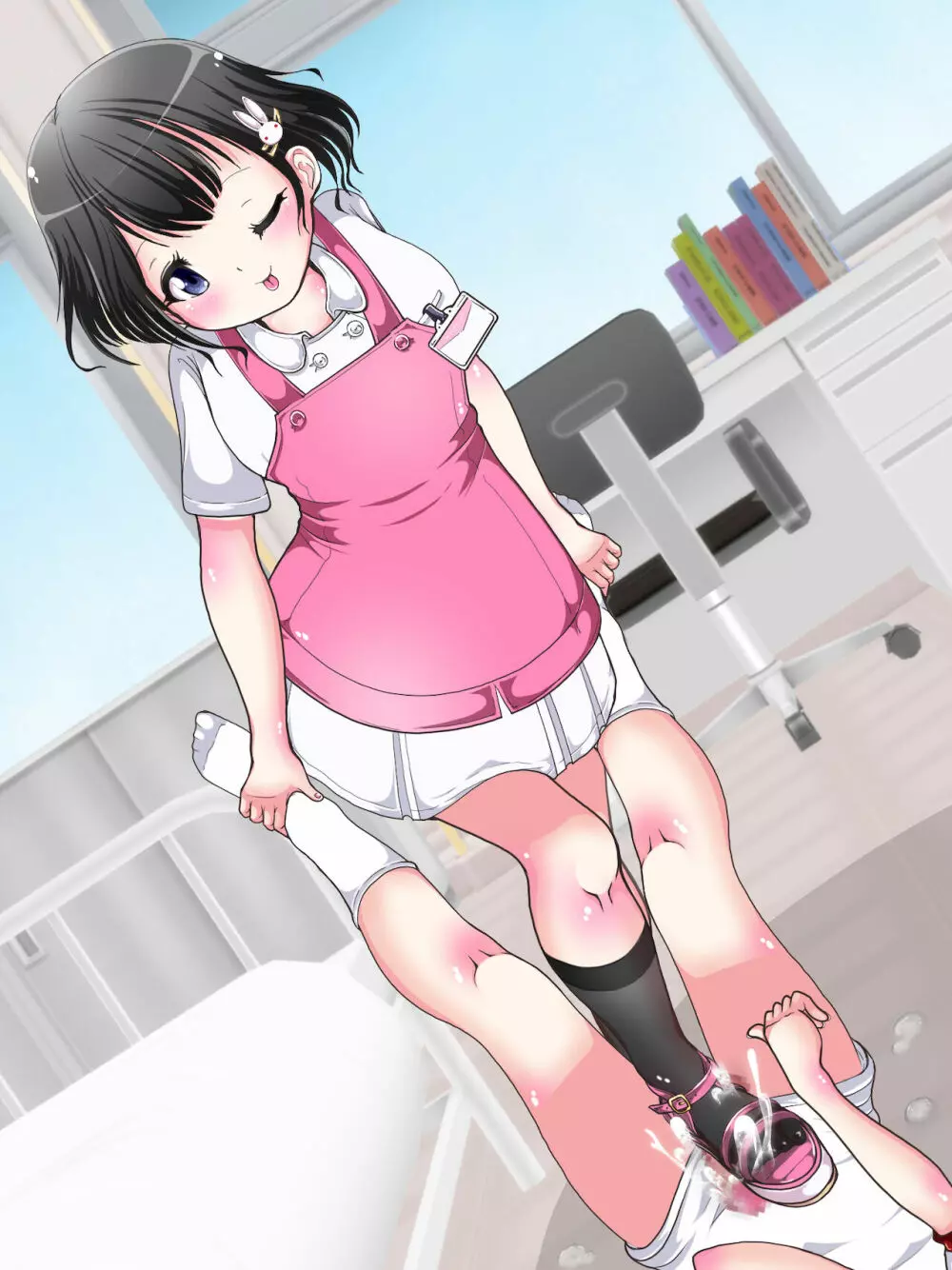 [Oneashi] One-Shota Footjob Lessons: Foot-Stroked by Nurses Page.360