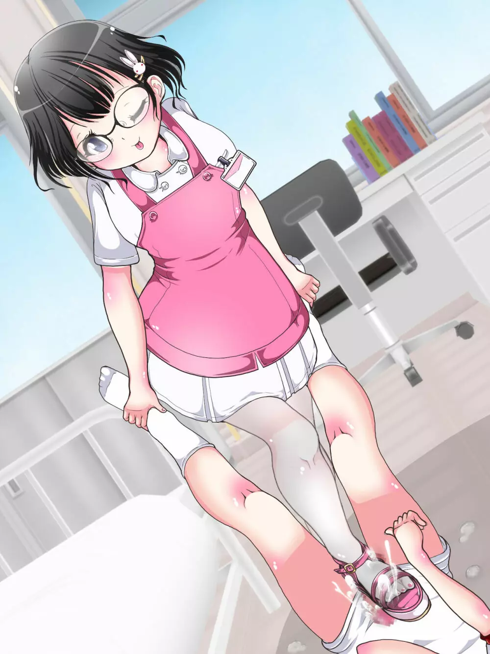 [Oneashi] One-Shota Footjob Lessons: Foot-Stroked by Nurses Page.60