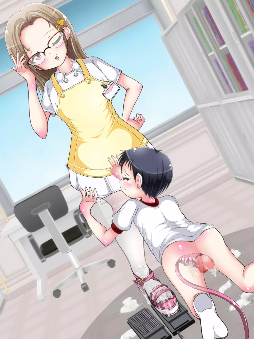 [Oneashi] One-Shota Footjob Lessons: Foot-Stroked by Nurses Page.97