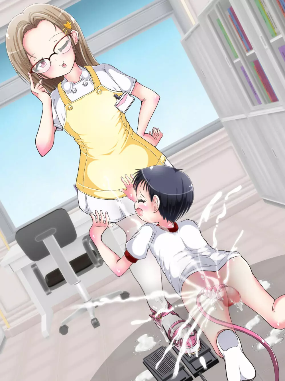[Oneashi] One-Shota Footjob Lessons: Foot-Stroked by Nurses Page.98