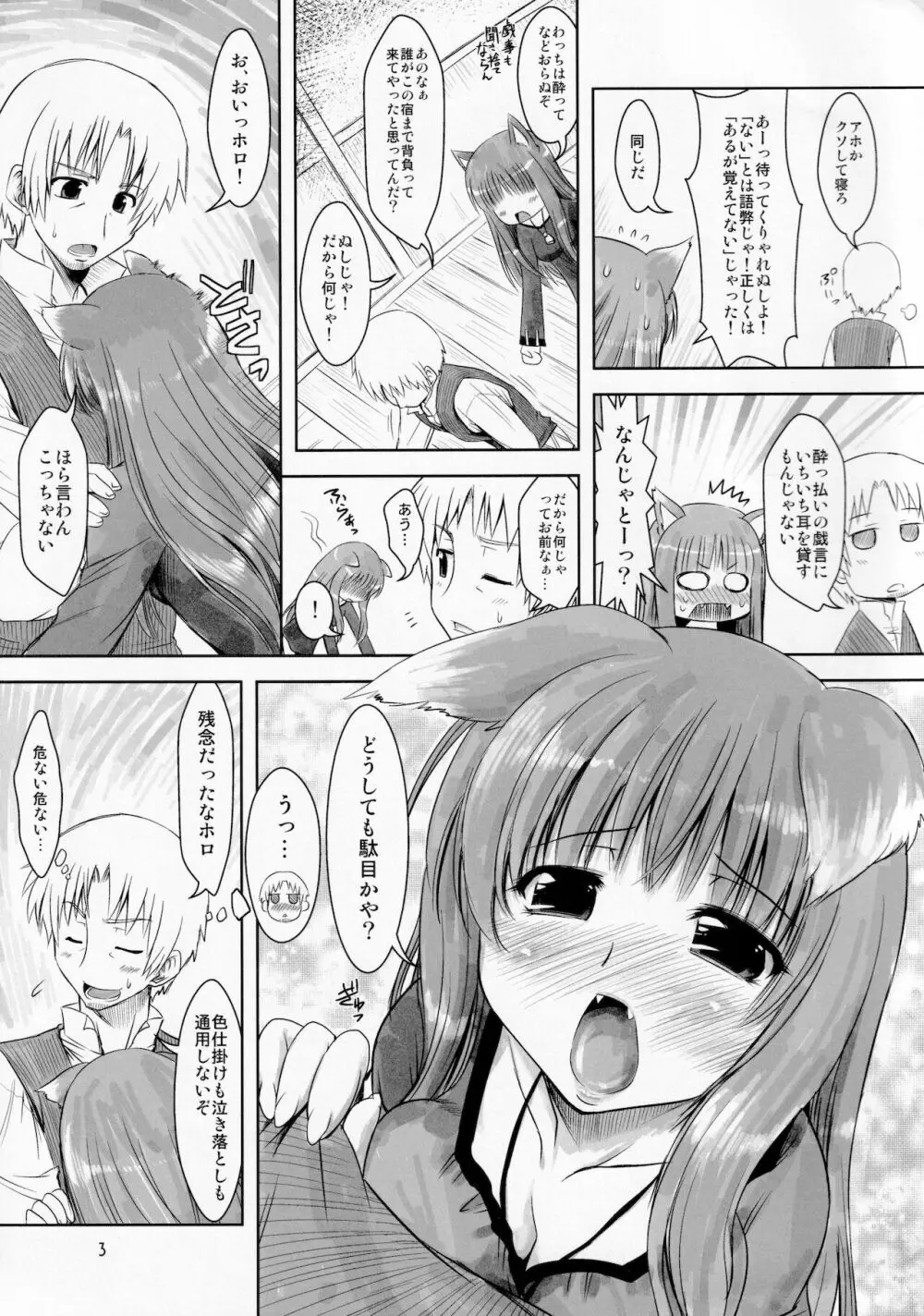 狼とおもいっきり○○ Page.3