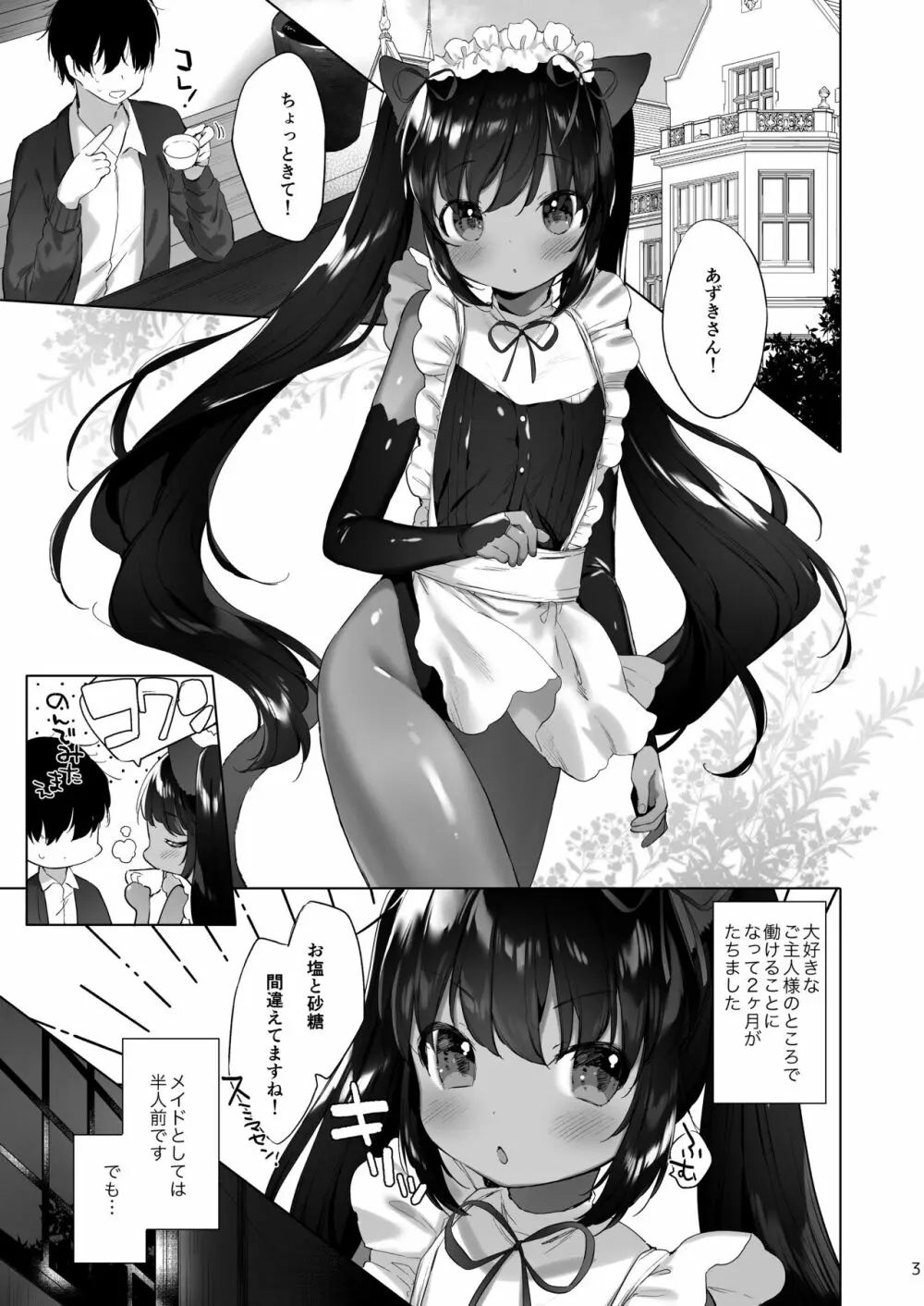 あずきさんは限界です! Page.4