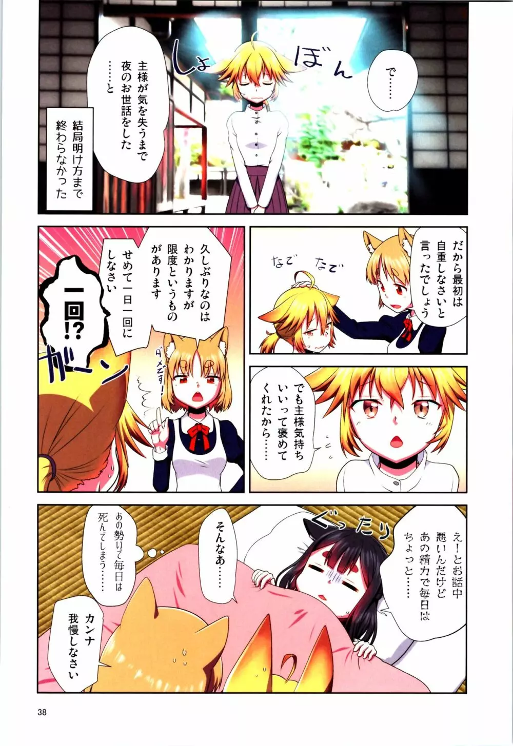 目が覚めたらケモミミ少女になっていたお話 Page.38