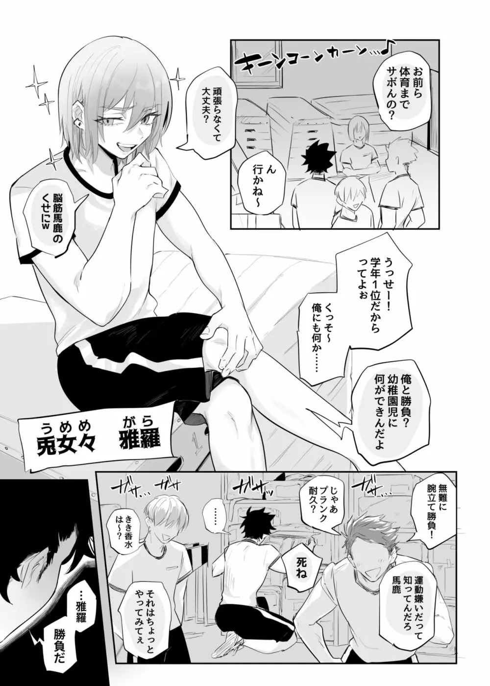 生意気な♂に悪ふざけ Page.3