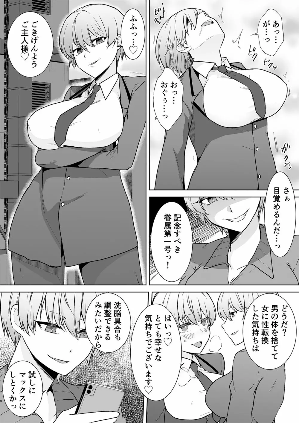 女子校生潜入ルポ ~犯罪者が女の子に憑依してみた~ Page.8