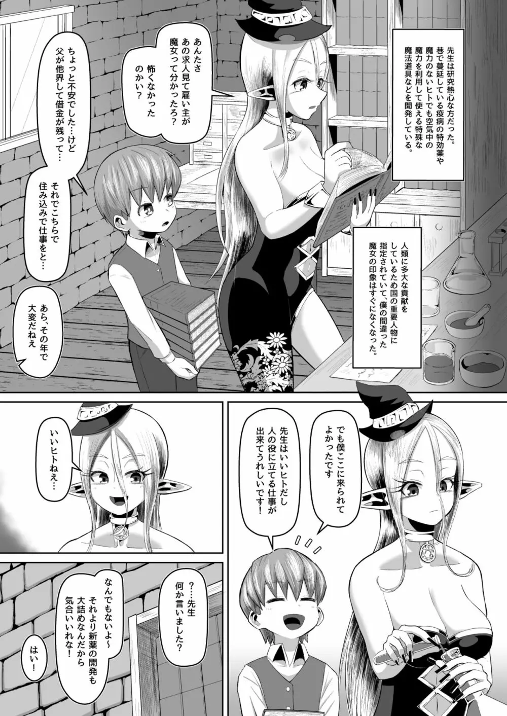 魔女と弟子の性活 Page.6