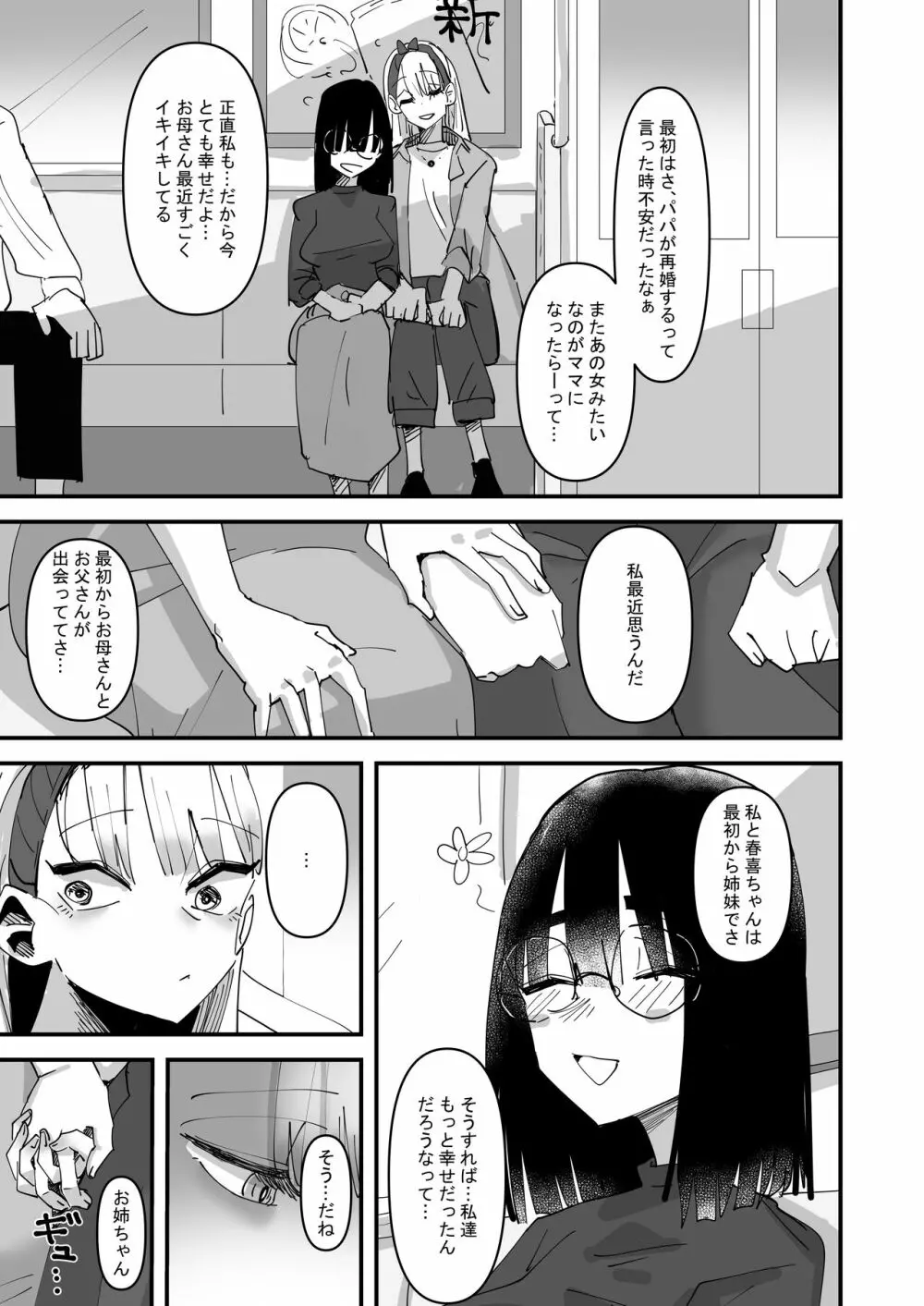 母が再婚して妹が出来たけど色々あって恋人になった話 Page.11