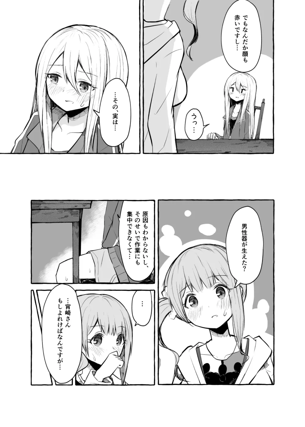 ふたなり奏と望月さん Page.4