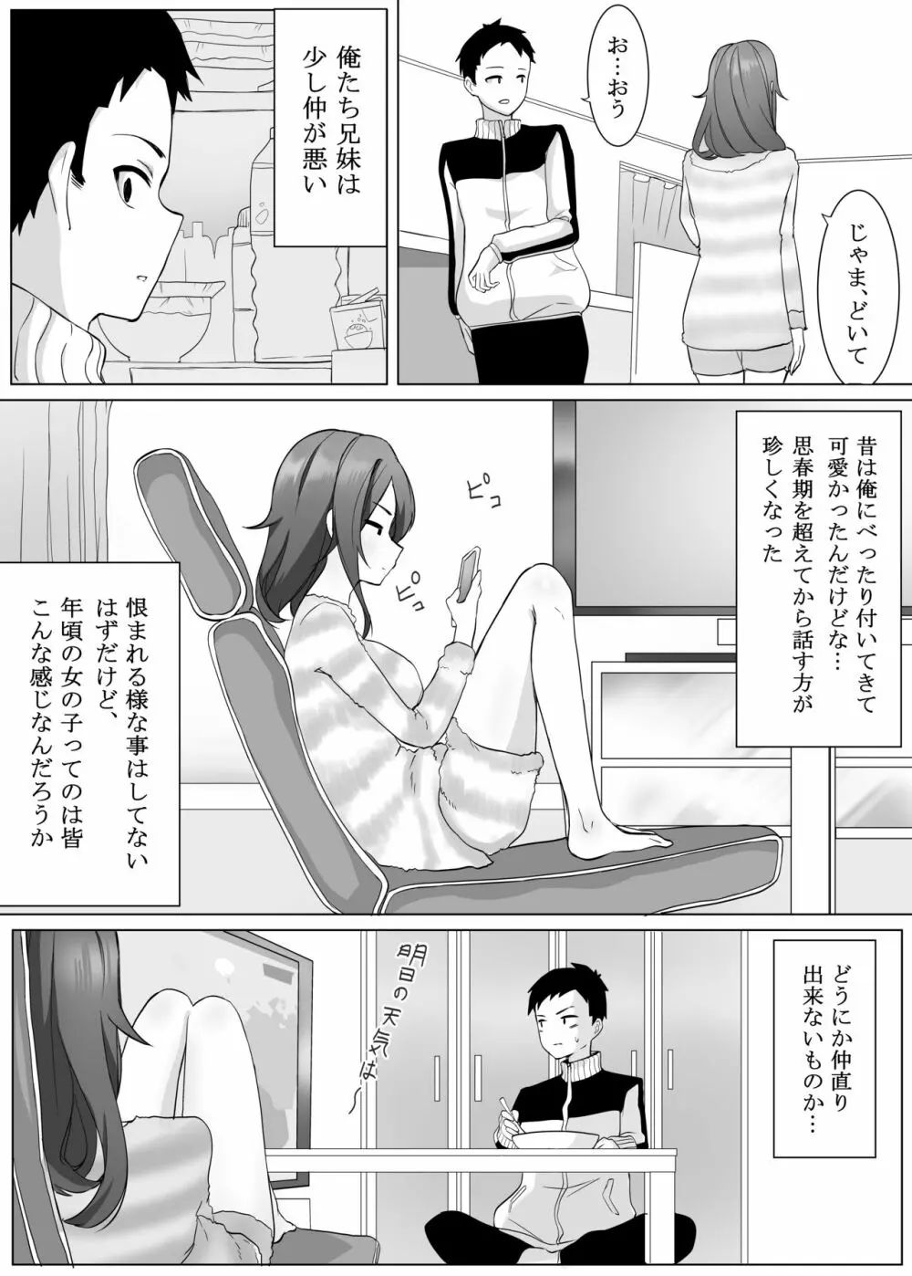 不仲な妹と入れ替わり?お兄ちゃんに全部まかせなさい! Page.3