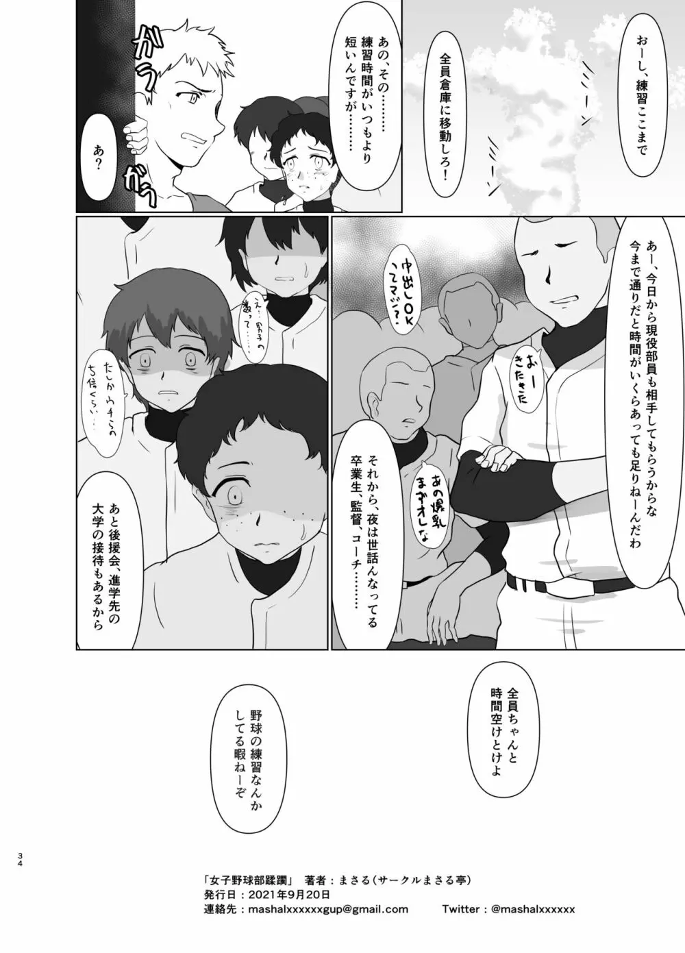 女子野球部蹂躙 Page.33