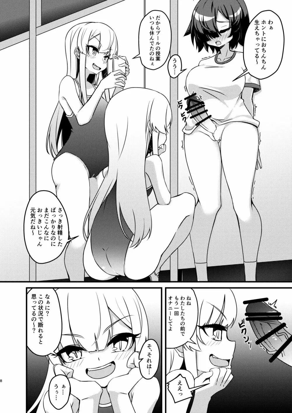 ふたなり陰キャ娘がドS双子姉妹にオモチャにされる話 Page.8