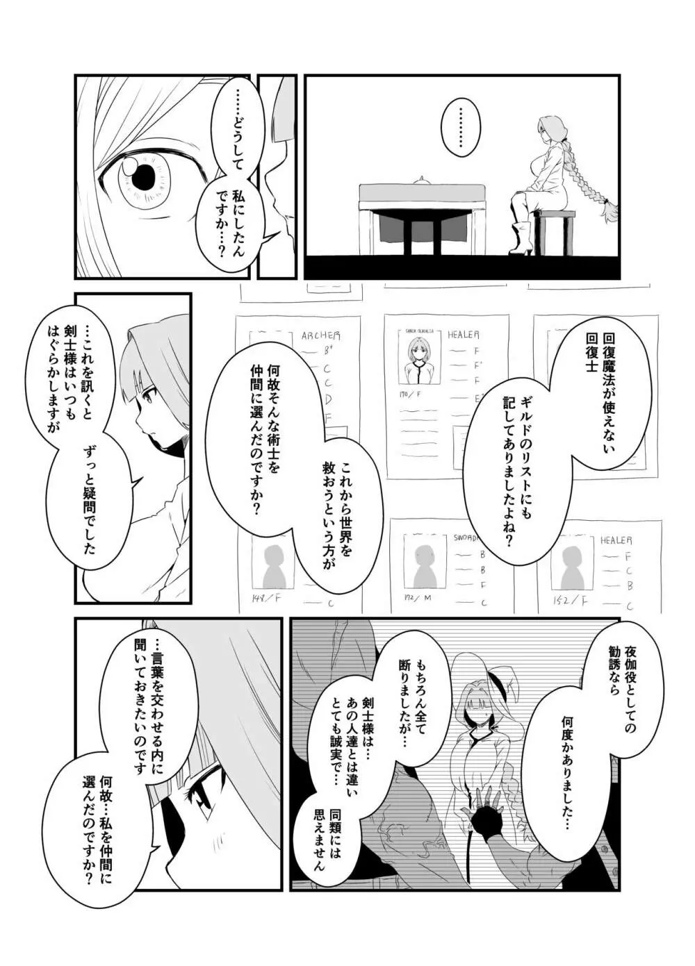 回復魔法をキメて子作りしまくった結果 世界を救えるくらい強くなった話。 Page.7