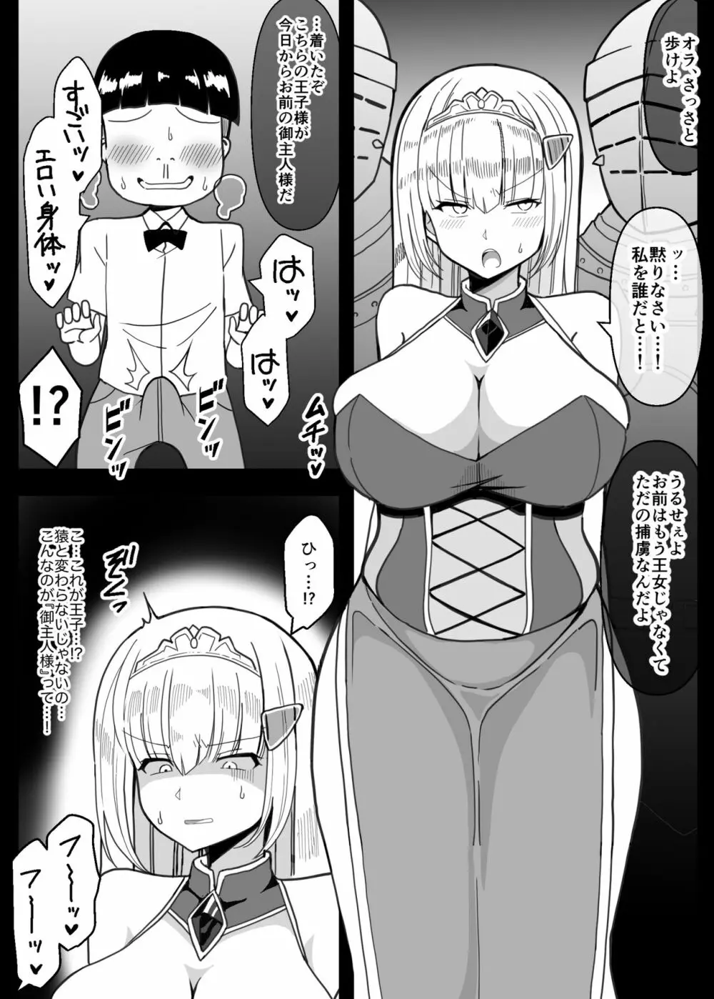 エロガキの玩具に堕ちる姫 Page.3