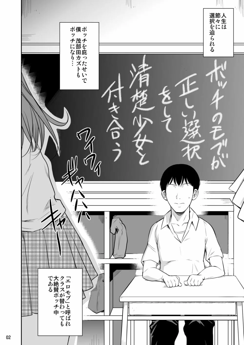 ボッチのモブが正しい選択をして清楚少女と付き合う。もちろんセックスもする Page.3