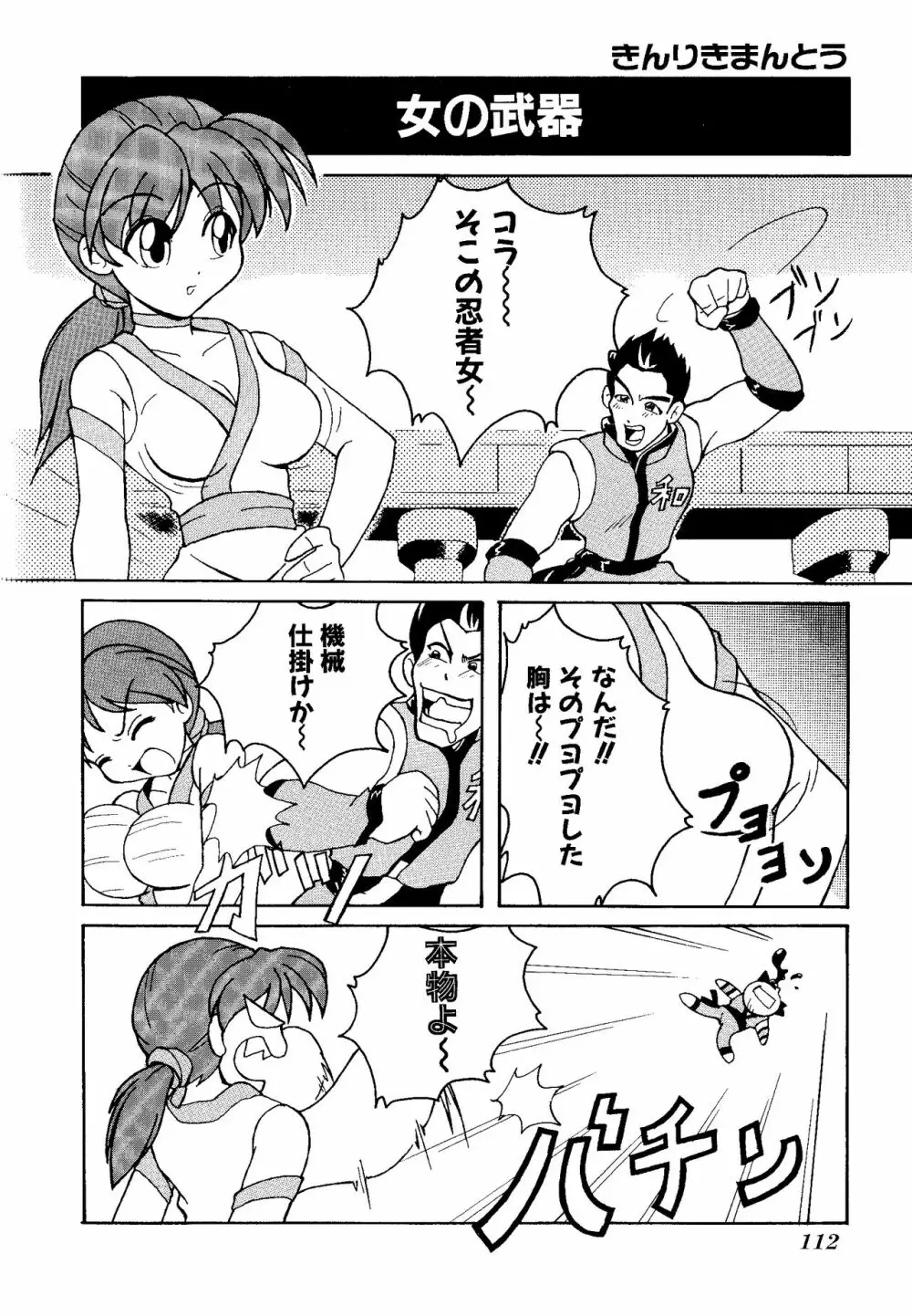 ゲームギャグ1Pコミック : デッドオアアライブ編 1997 Page.114